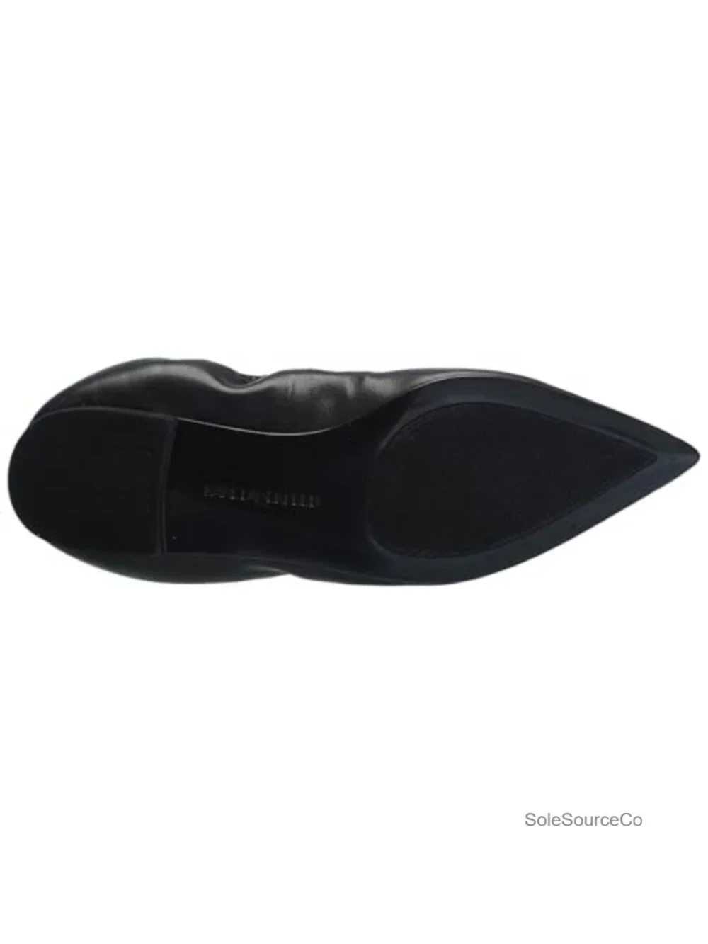 KARL LAGERFELD VINETTE POINTED TOE BALLET FLAT FAUX LEATHER